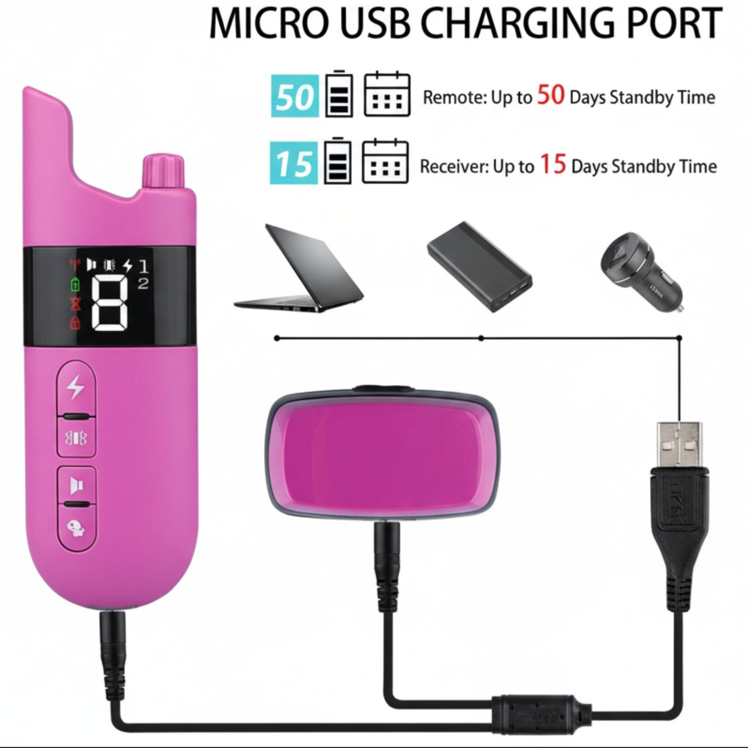 Electric Waterproof Dog Training Collar With Shock Function 800m - Best Buddy Store