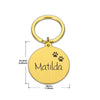 Engraved Pet ID Tag Personalized Custom Name Pendant - Best Buddy Store