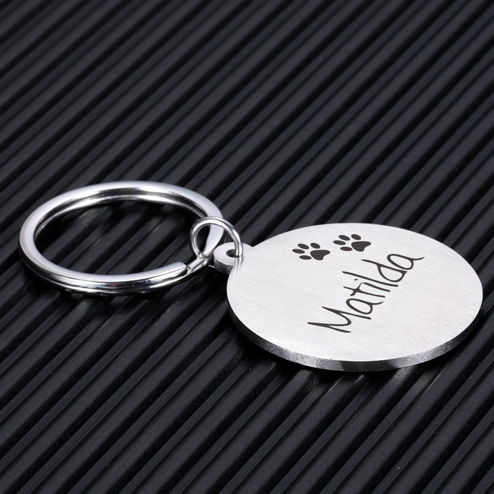 Engraved Pet ID Tag Personalized Custom Name Pendant - Best Buddy Store