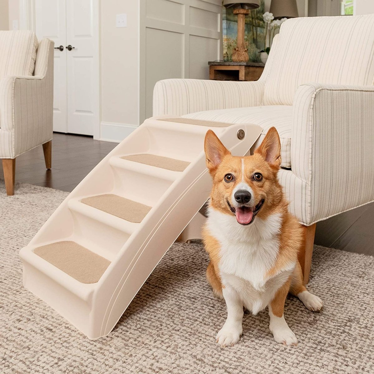 Folding Pet Steps - Pet Stairs for Indoor/Outdoor - Best Buddy Store