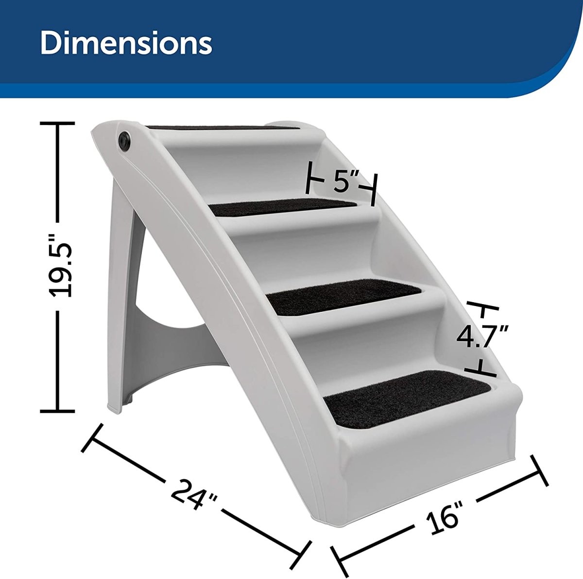 Folding Pet Steps - Pet Stairs for Indoor/Outdoor - Best Buddy Store