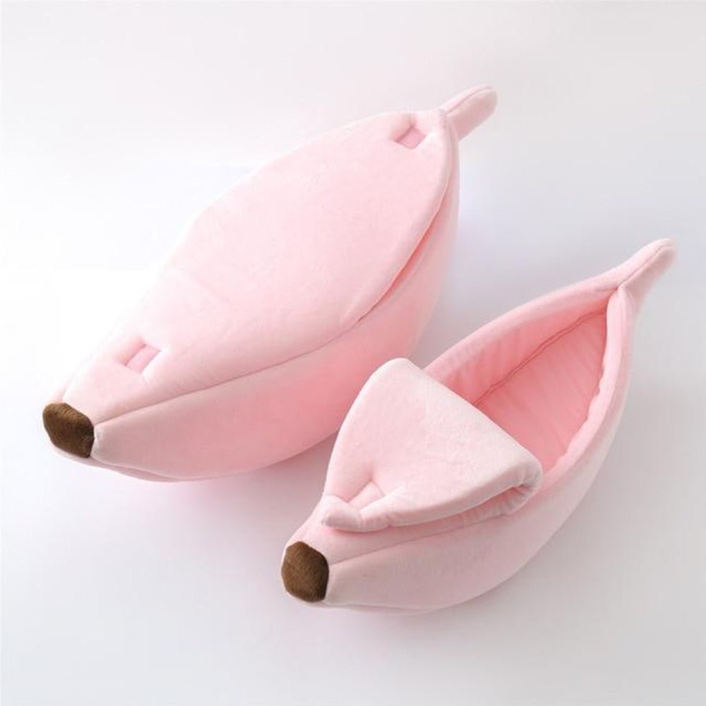 Funny Cute Cozy Banana Cat Bed House Warm Durable Portable Pet Basket - Best Buddy Store