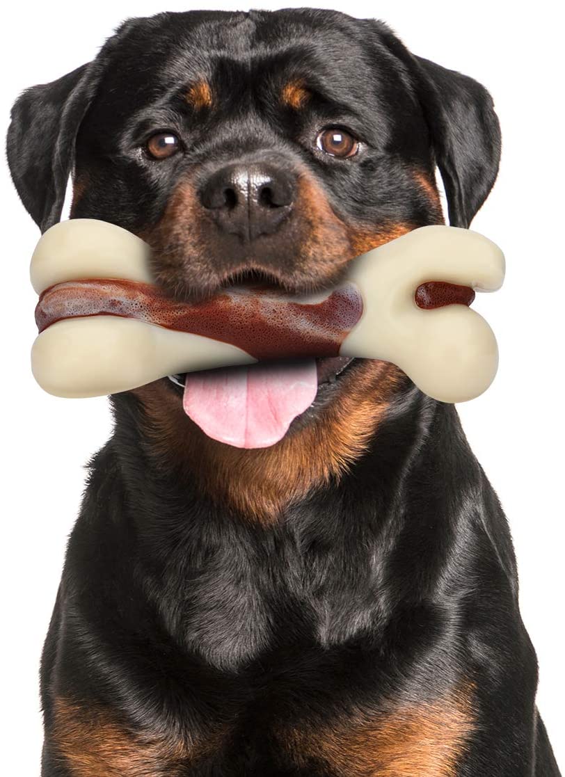 Indestructible Dog Chew Toy for Aggressive Chewers, Real Beef Flavor - Best Buddy Store