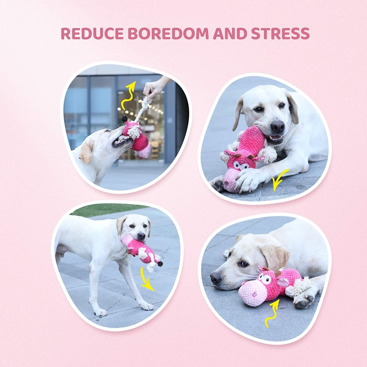 Indestructible Dog Squeaky Plush Toy for Large Aggressive Chewers - Best Buddy Store