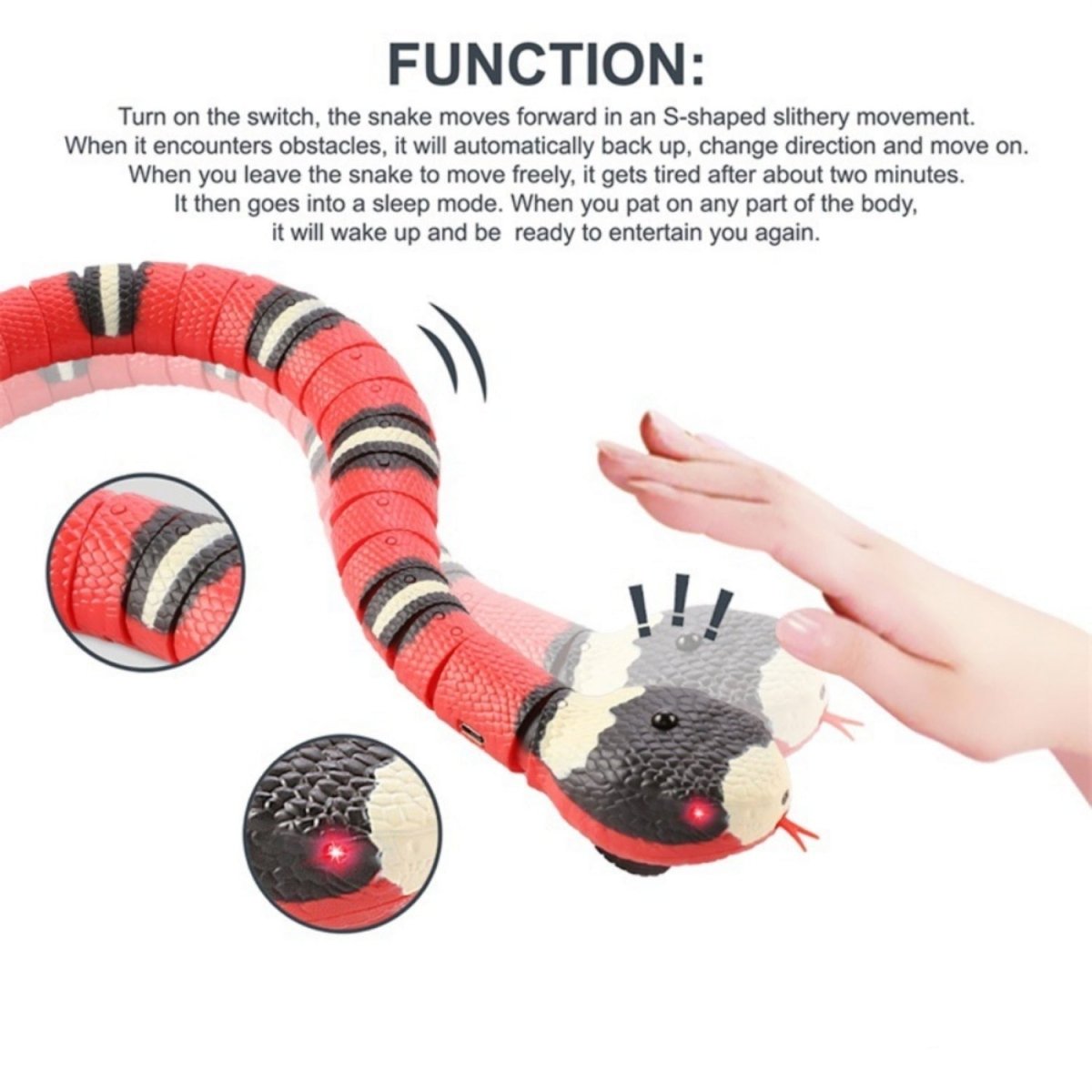 Interactive Cat Electric Snake Toy - Best Buddy Store