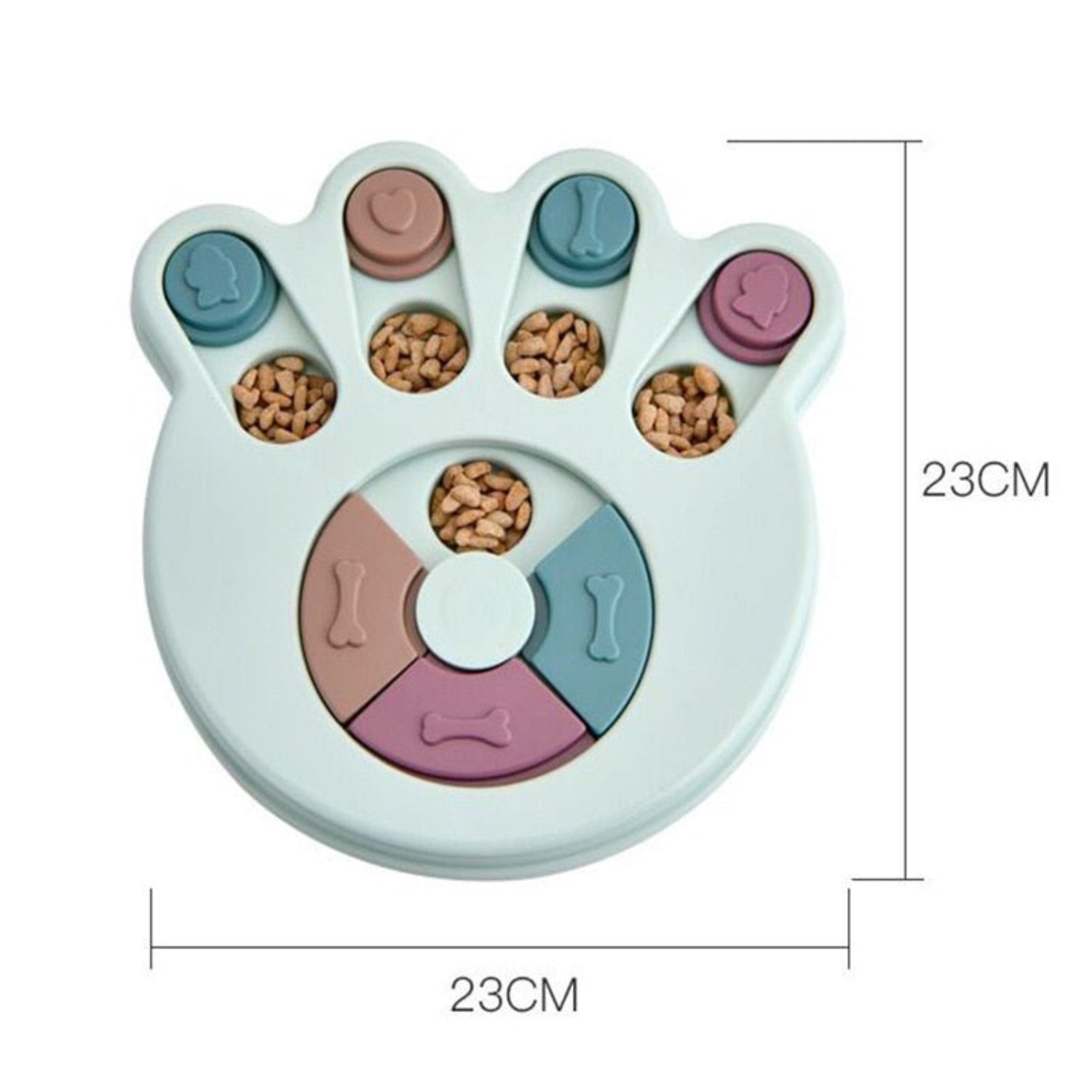 Interactive Food Feeder Slowly Eating Dispenser Bowl Dog Puzzle Toy - Best Buddy Store