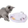 Interactive Funny Mice Catch Rotating Automatic Cat Toy Play Teaser Plate - Best Buddy Store