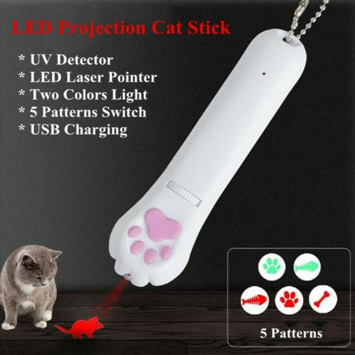 Laser Cat Teaser Interactive Toy - Best Buddy Store