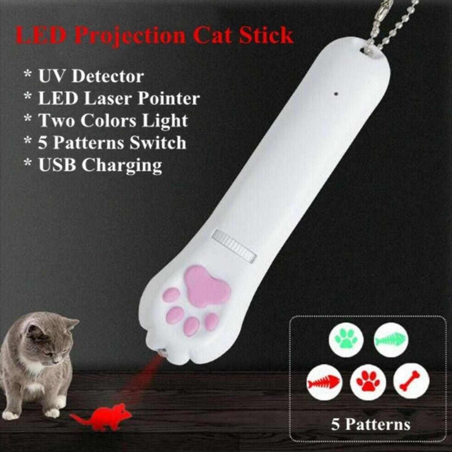 Laser Cat Teaser Interactive Toy - Best Buddy Store