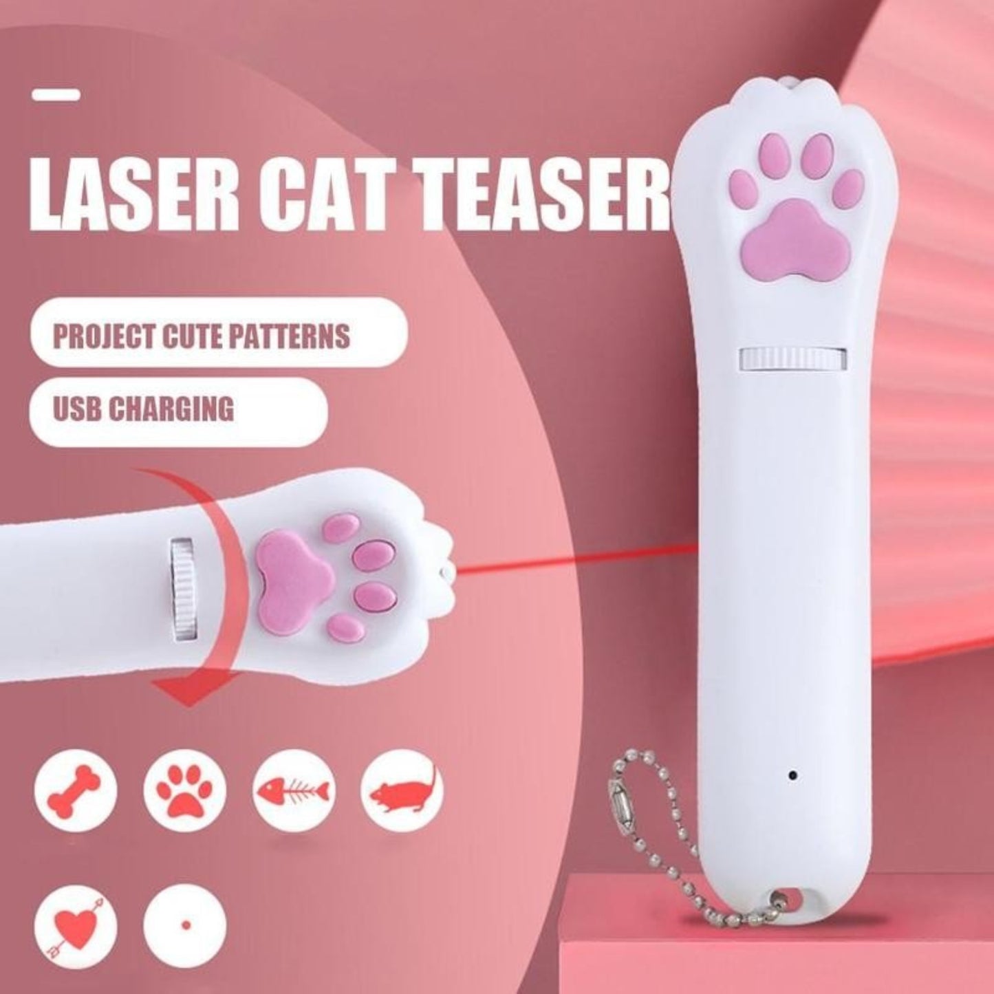 Laser Cat Teaser Interactive Toy - Best Buddy Store