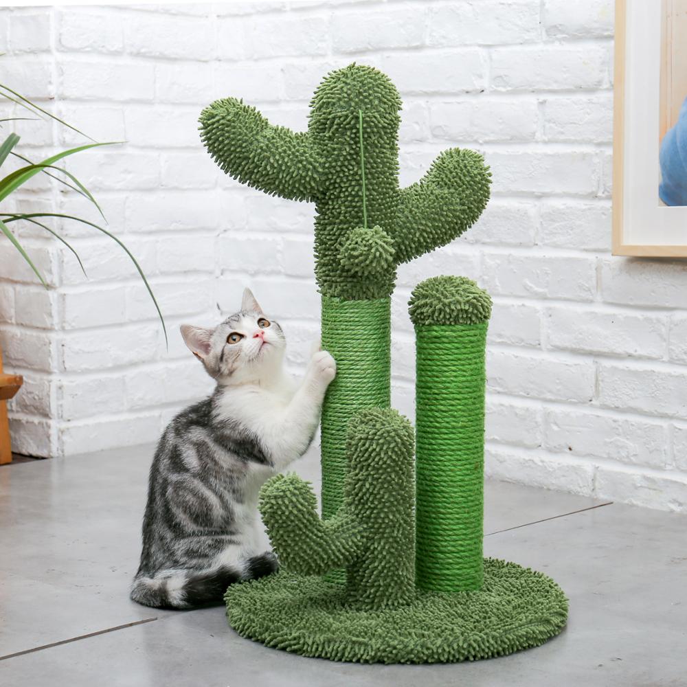 Modern Cat Tree Cactus Tower Scratching Posts For Large Cats - Best Buddy Store