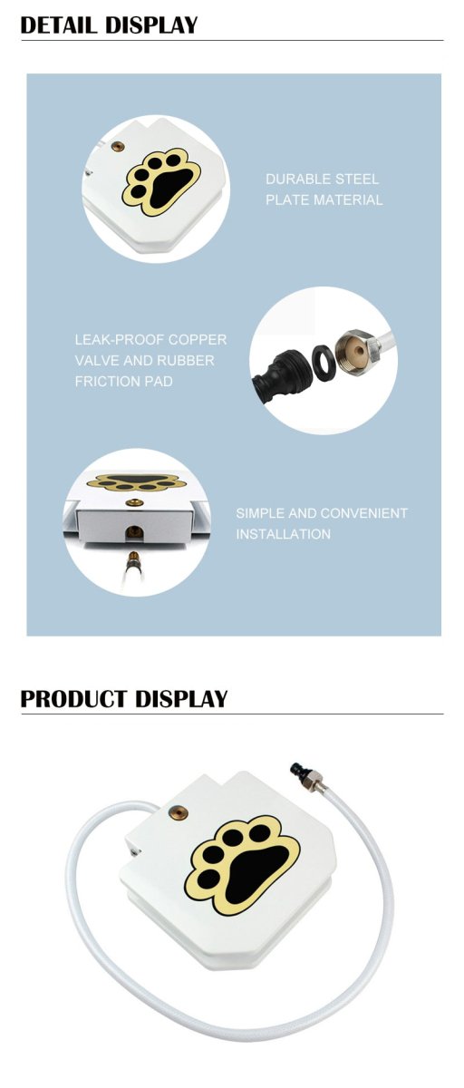 Outdoor Automatic Dog Water Fountain Step On Toy - Best Buddy Store