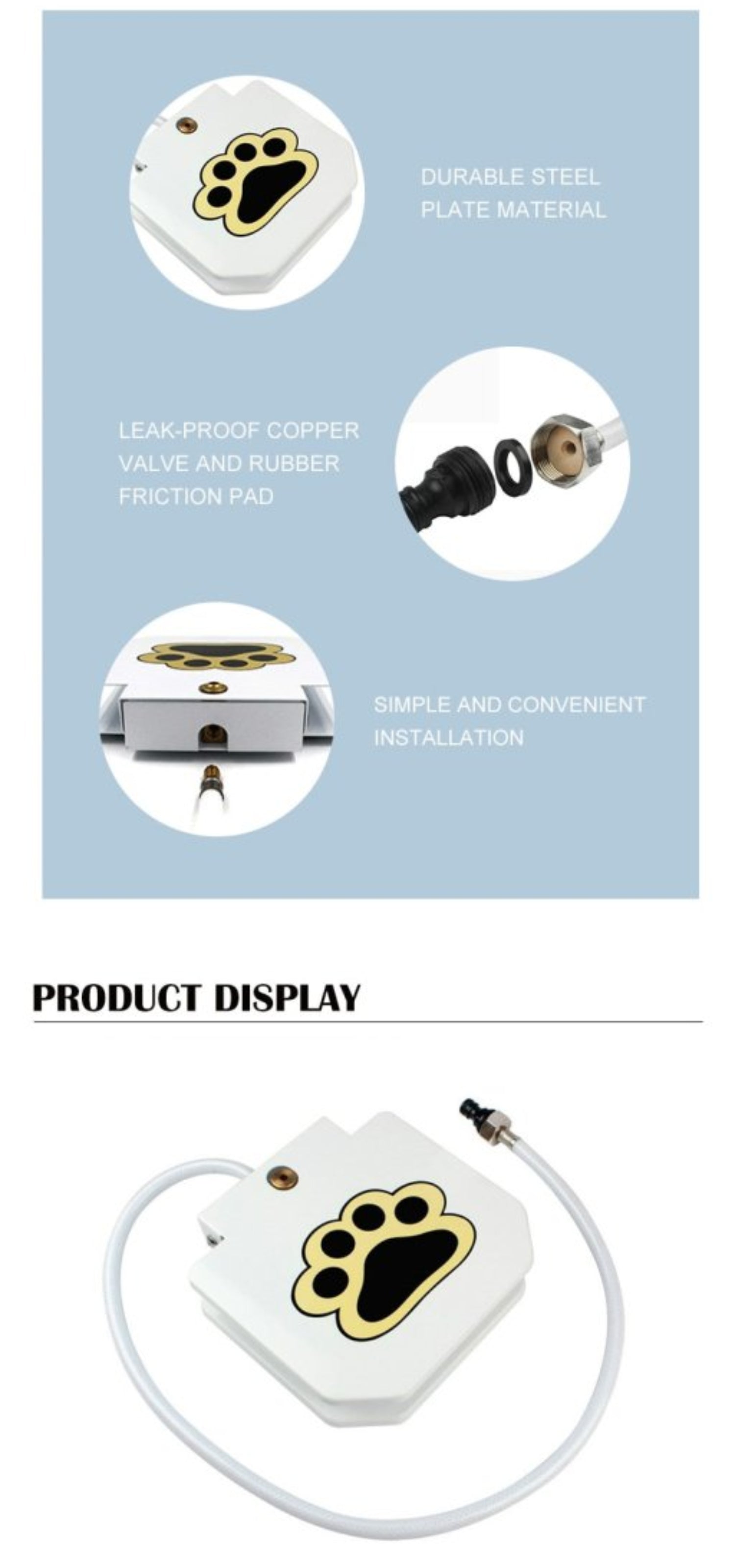 Outdoor Automatic Dog Water Fountain Step On Toy - Best Buddy Store