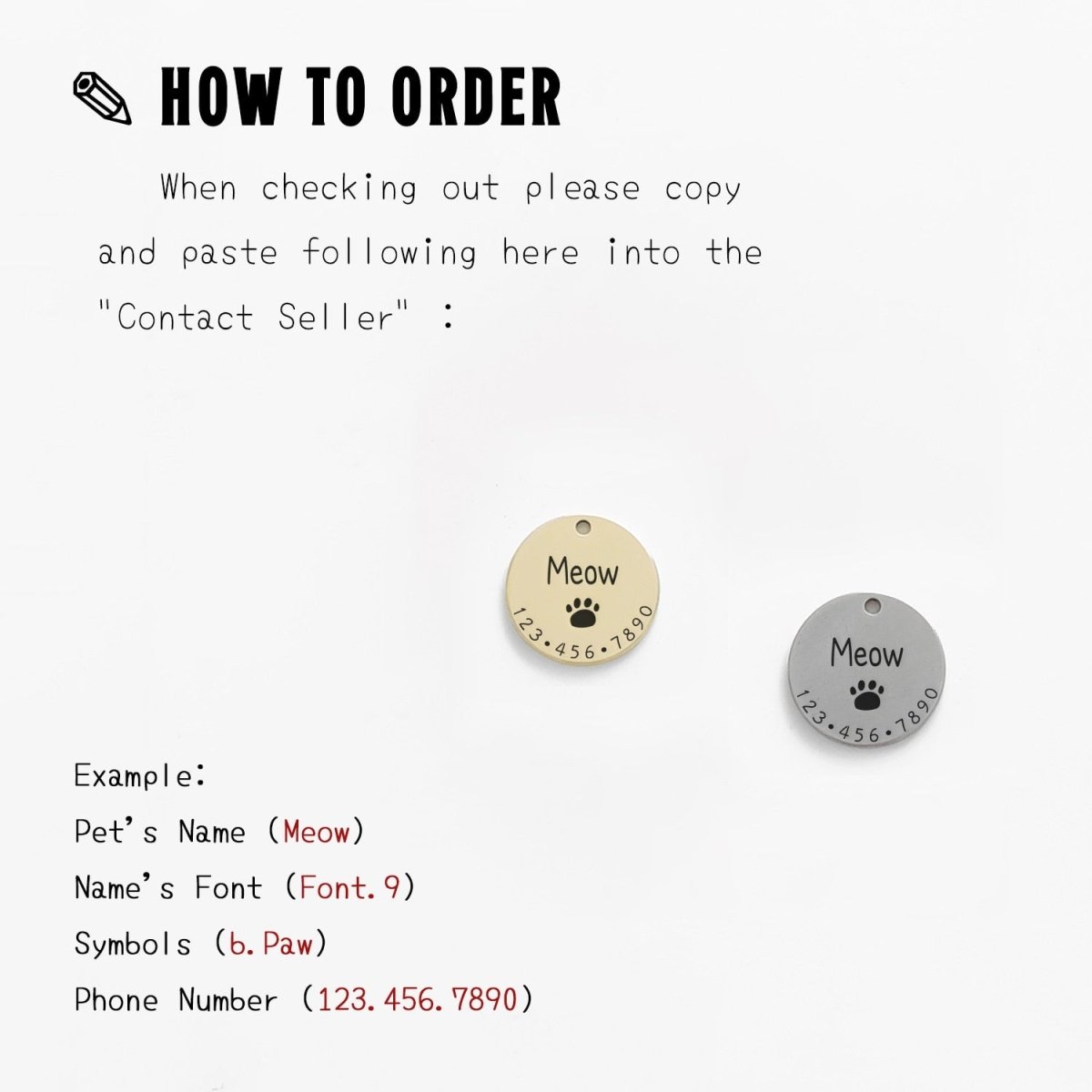 Personalized Pet ID Tag Collar Custom Engraved - Best Buddy Store