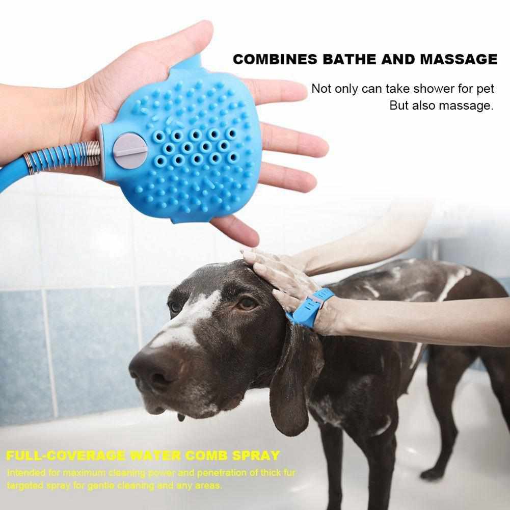 Pet Bathing Tool Comfortable Massager Shower Tool Bath Dog Brush - Best Buddy Store