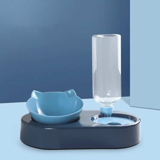 Pet Food Feeding Bowl Drinking Fountain Automatic Feeder Multifunction Bowl - Best Buddy Store