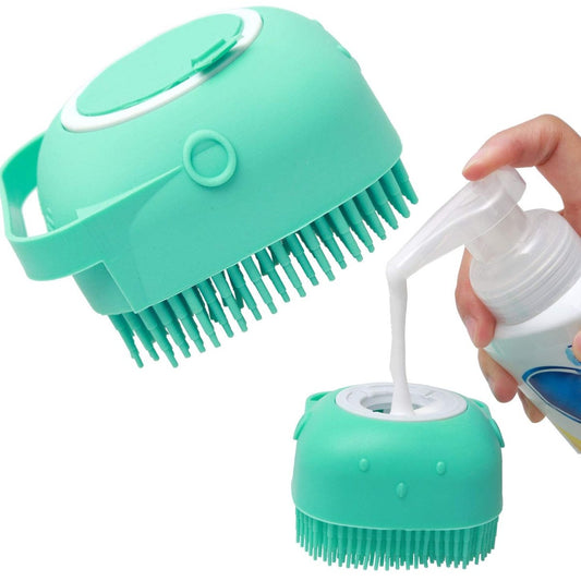 Pet Grooming Brush for Bathing and Shedding Short Hair Soft Silicone - Best Buddy Store