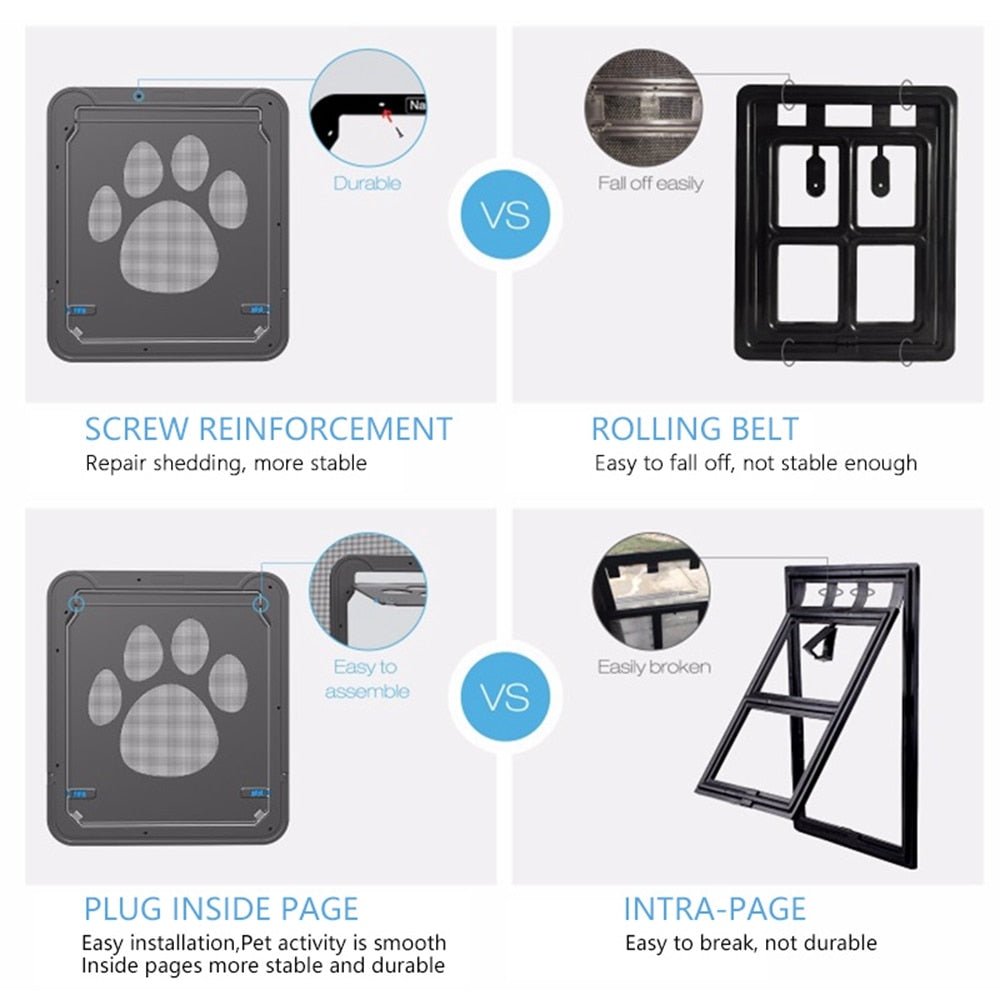 Pet Lockable Door For Freely House Entry - 17''x15'' - Best Buddy Store