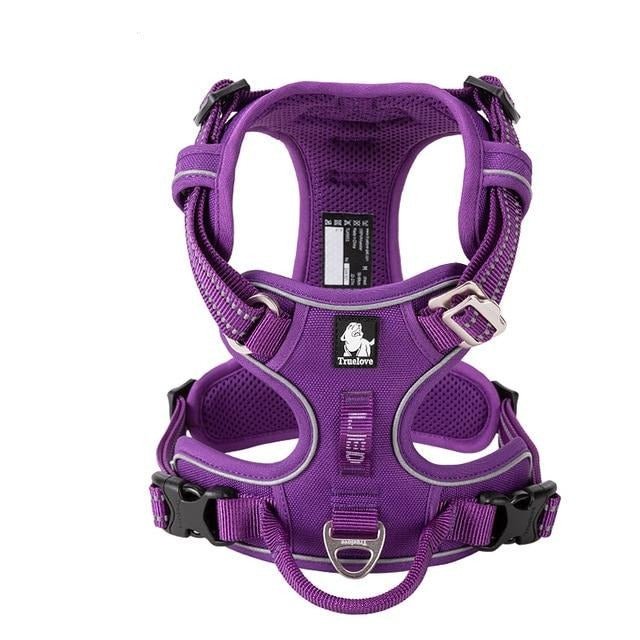 Pet Reflective No Pull Harness Adjustable Dog Vest Safety Lead Walking - Best Buddy Store
