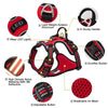 Pet Reflective No Pull Harness Adjustable Dog Vest Safety Lead Walking - Best Buddy Store