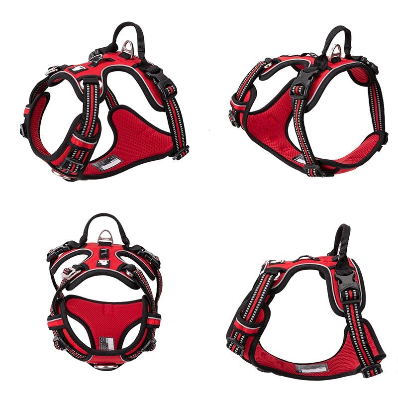 Pet Reflective No Pull Harness Adjustable Dog Vest Safety Lead Walking - Best Buddy Store