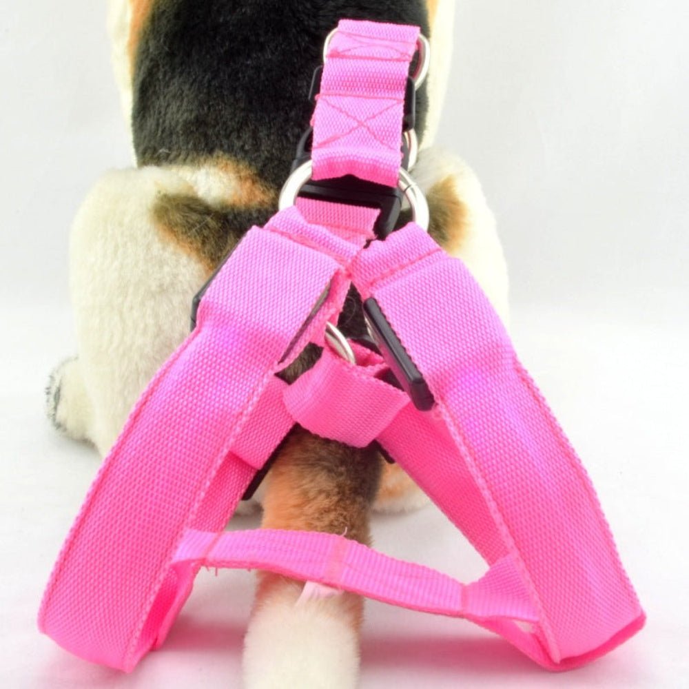 Pet Safety Harness Dog LED Flashing Light Harness - Best Buddy Store