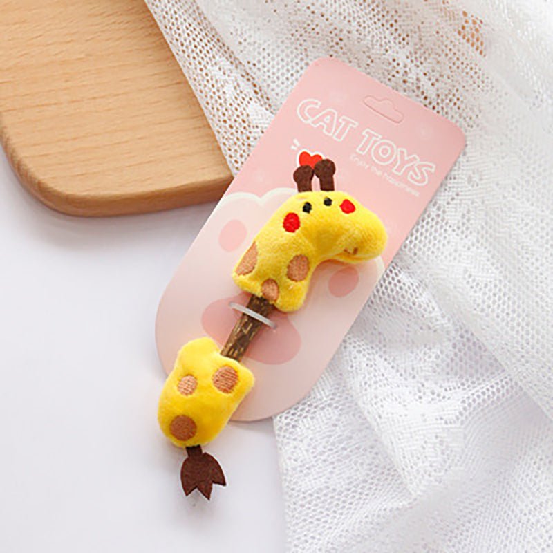 Plush Interactive Stuffed Cat Toy Molar Stick - Best Buddy Store