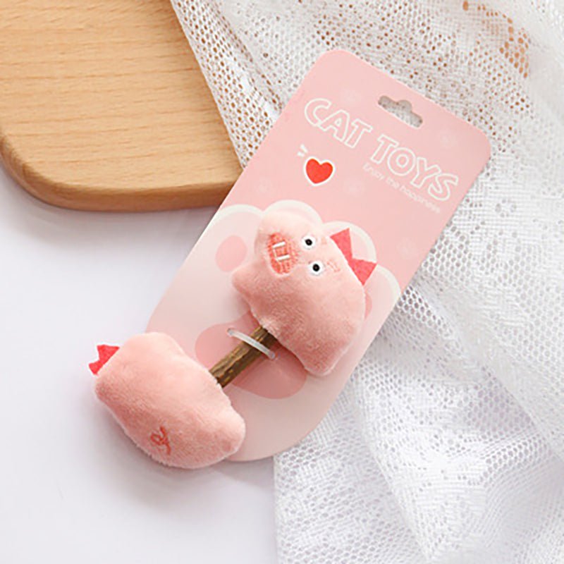 Plush Interactive Stuffed Cat Toy Molar Stick - Best Buddy Store