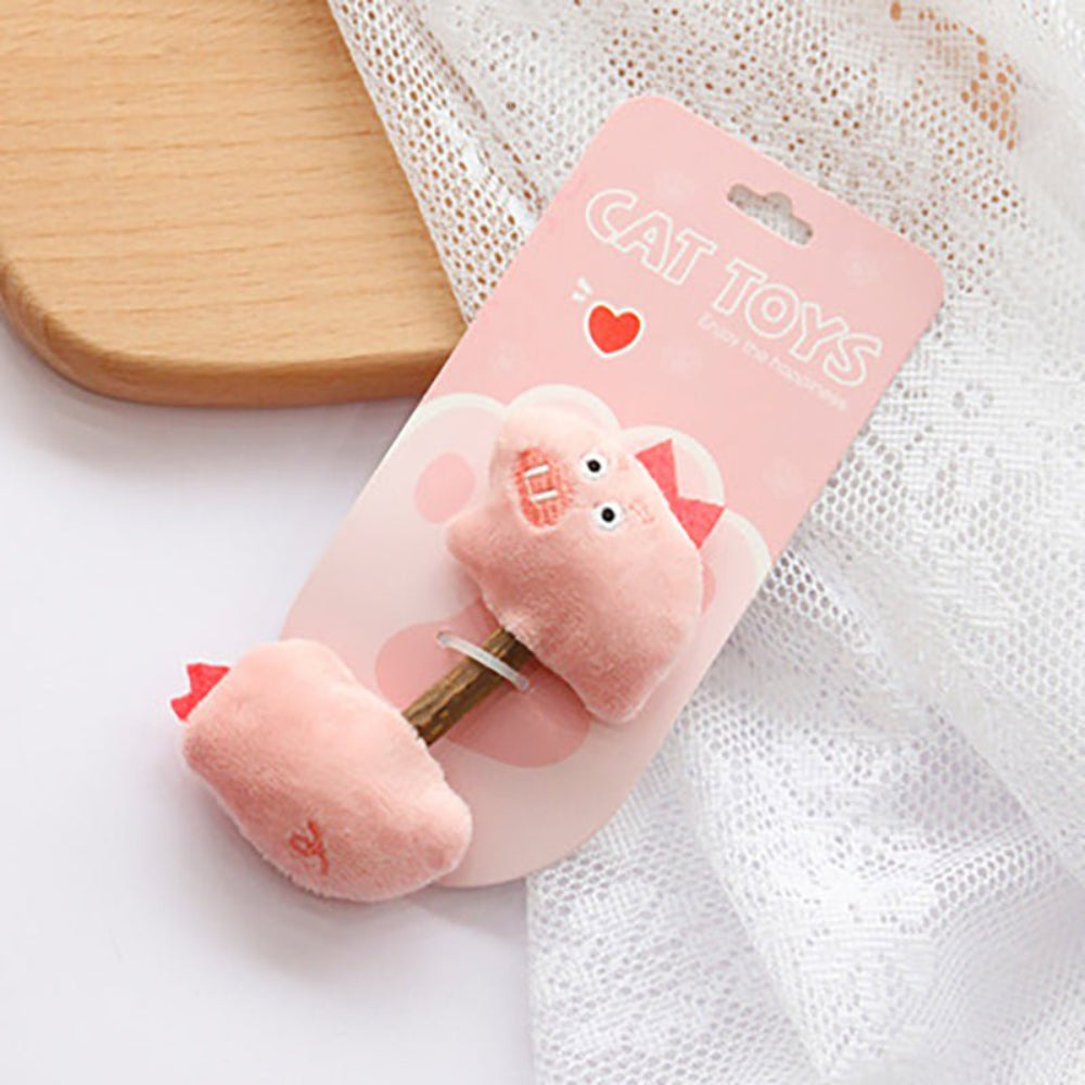 Plush Interactive Stuffed Cat Toy Molar Stick - Best Buddy Store