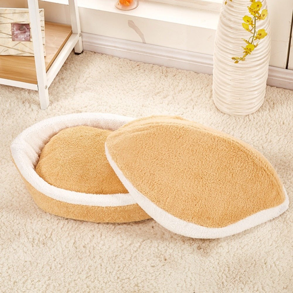 Plush Round Warm Soft Long Plush Pet House Sleeping Bed - Best Buddy Store