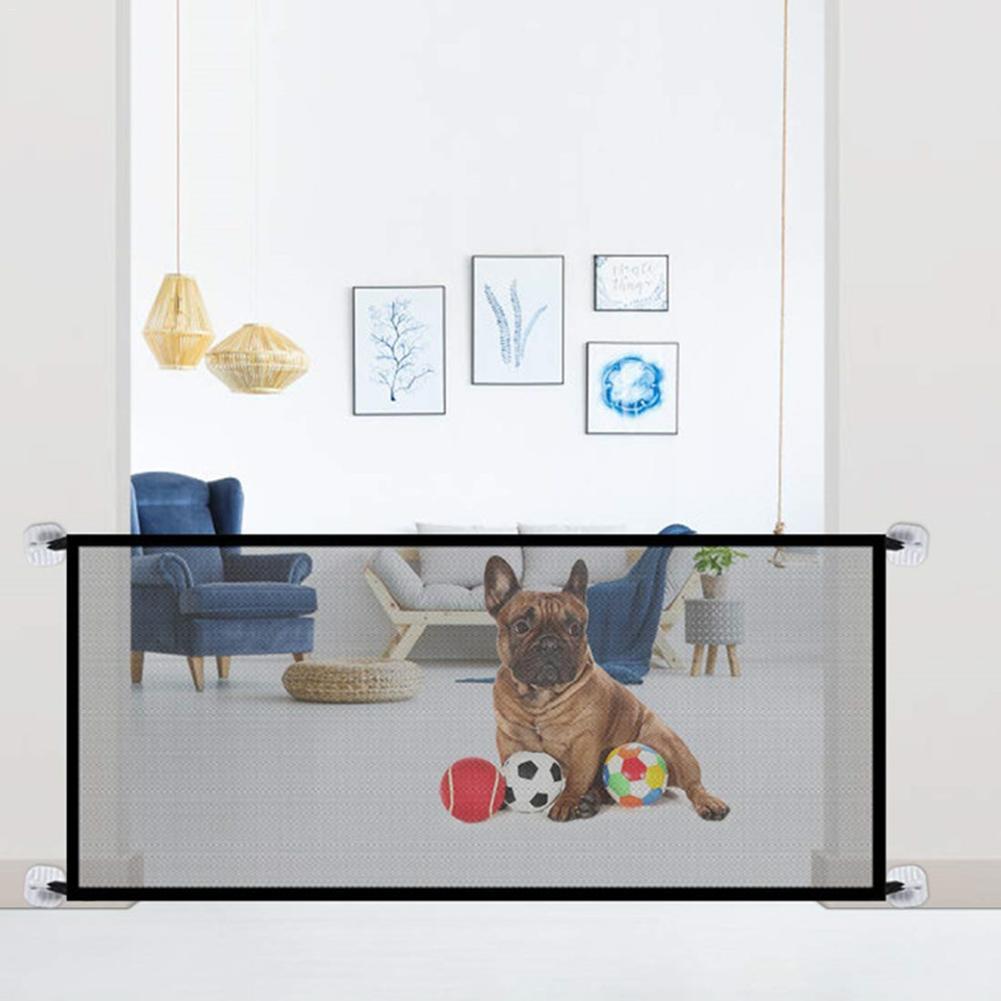 Portable Folding Breathable Mesh Dog Gate Safety Guard - Best Buddy Store