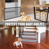 Portable Folding Breathable Mesh Dog Gate Safety Guard - Best Buddy Store