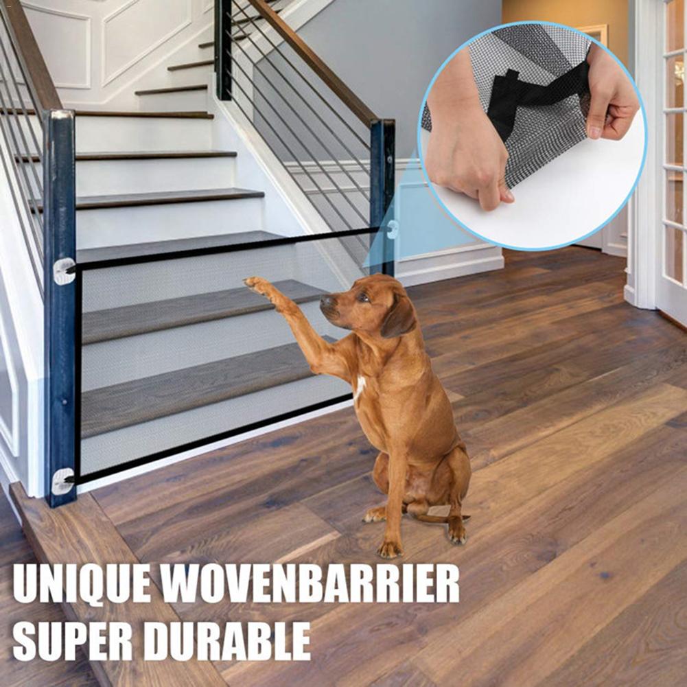Portable Folding Breathable Mesh Dog Gate Safety Guard - Best Buddy Store
