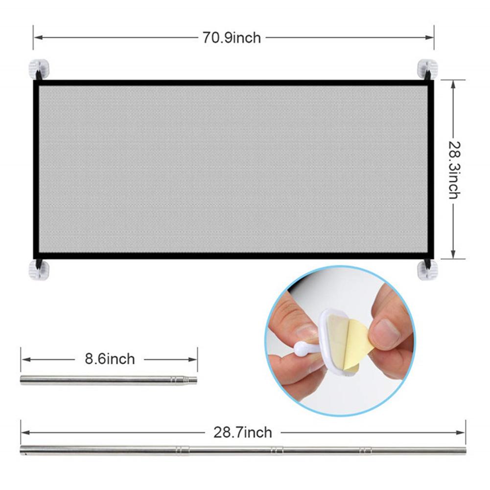 Portable Folding Breathable Mesh Dog Gate Safety Guard - Best Buddy Store