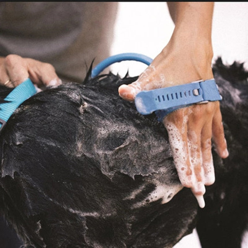 Pet Bathing Tool Comfortable Massager Shower Tool Cleaning Washing Bath Sprayers Dog Brush - BestBuddyStore