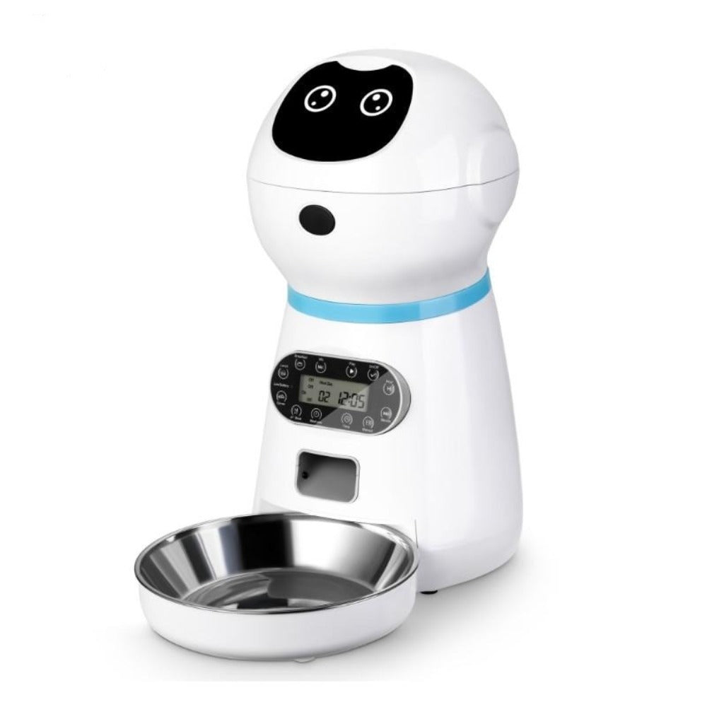 Robot pet feeder