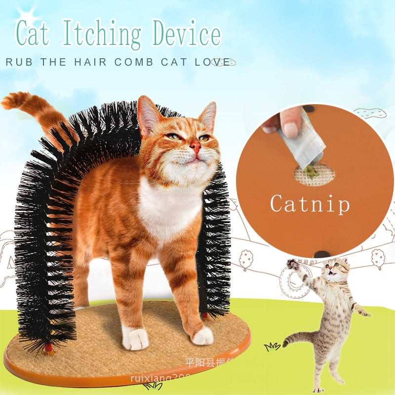 Cat Massager Grooming Scratching Brush - BestBuddyStore