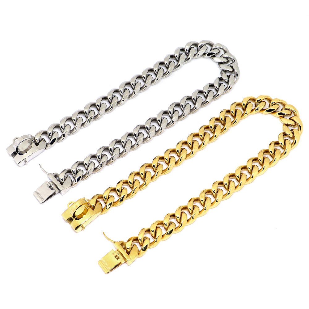Dog Chain Collar And Leash Super Strong - BestBuddyStore