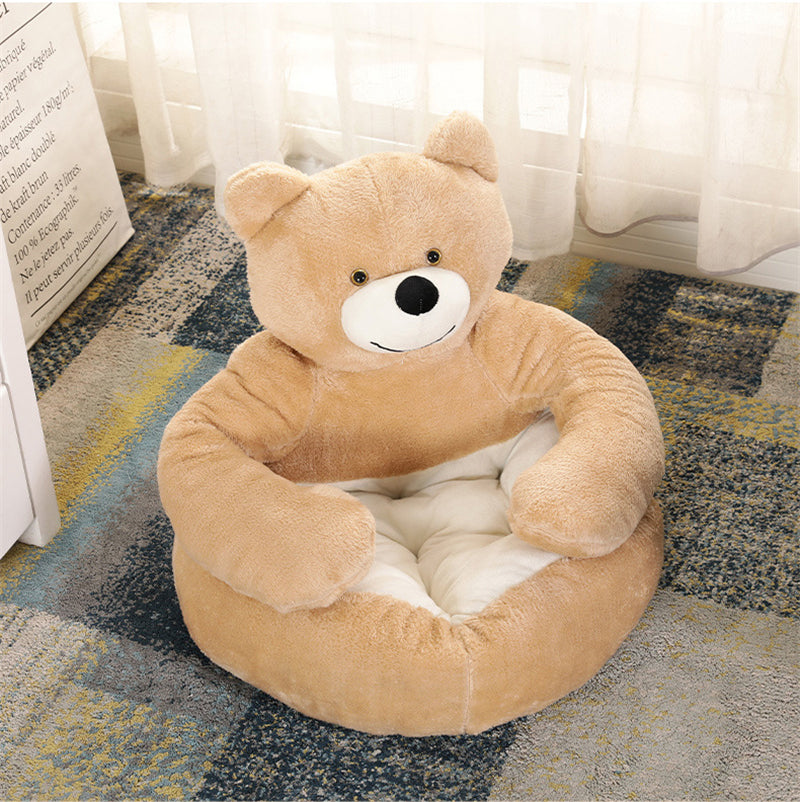 Cute Bear Hug Pet Bed - BestBuddyStore