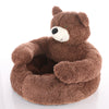 Cute Bear Hug Pet Bed - BestBuddyStore