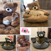 Cute Bear Hug Pet Bed - BestBuddyStore