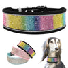 Cargar imagen en el visor de la galería, Crystal Reflective Rhinestone Bling Dog Collar - BestBuddyStore