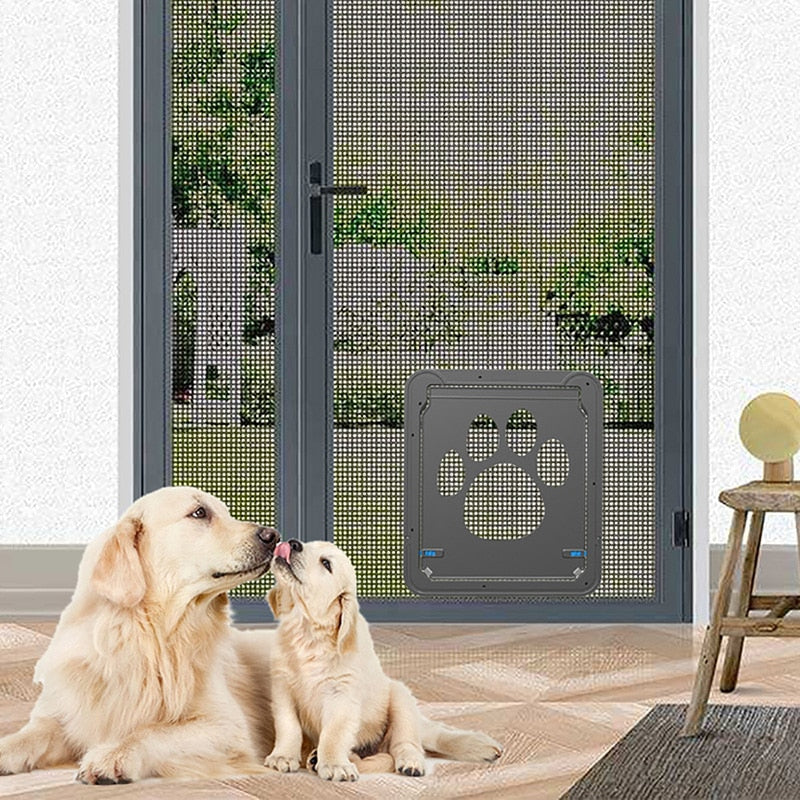 Pet Lockable Door For Freely House Entry - 17''x15'' - BestBuddyStore