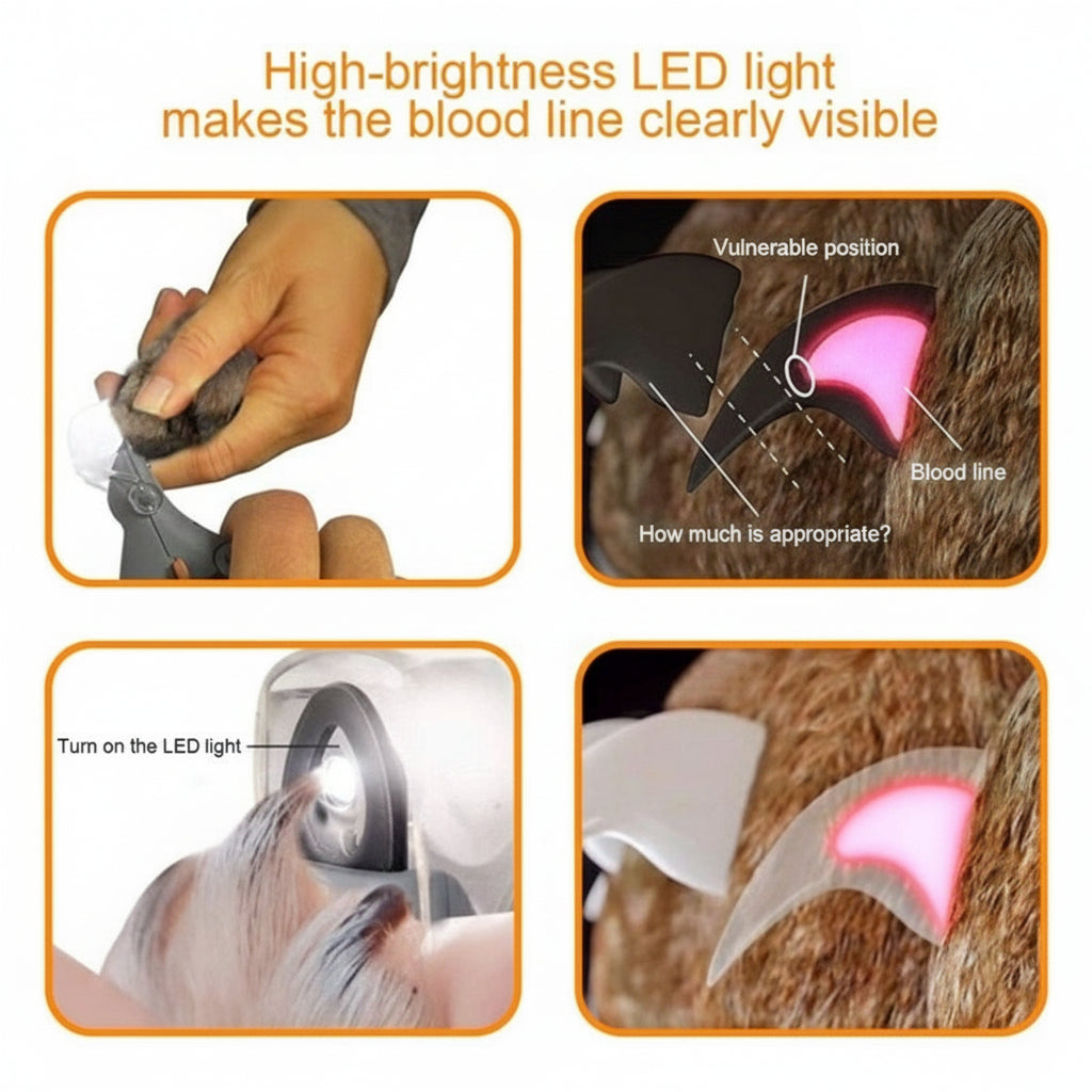 Professional Dog LED Nail Clipper - Best Buddy Store