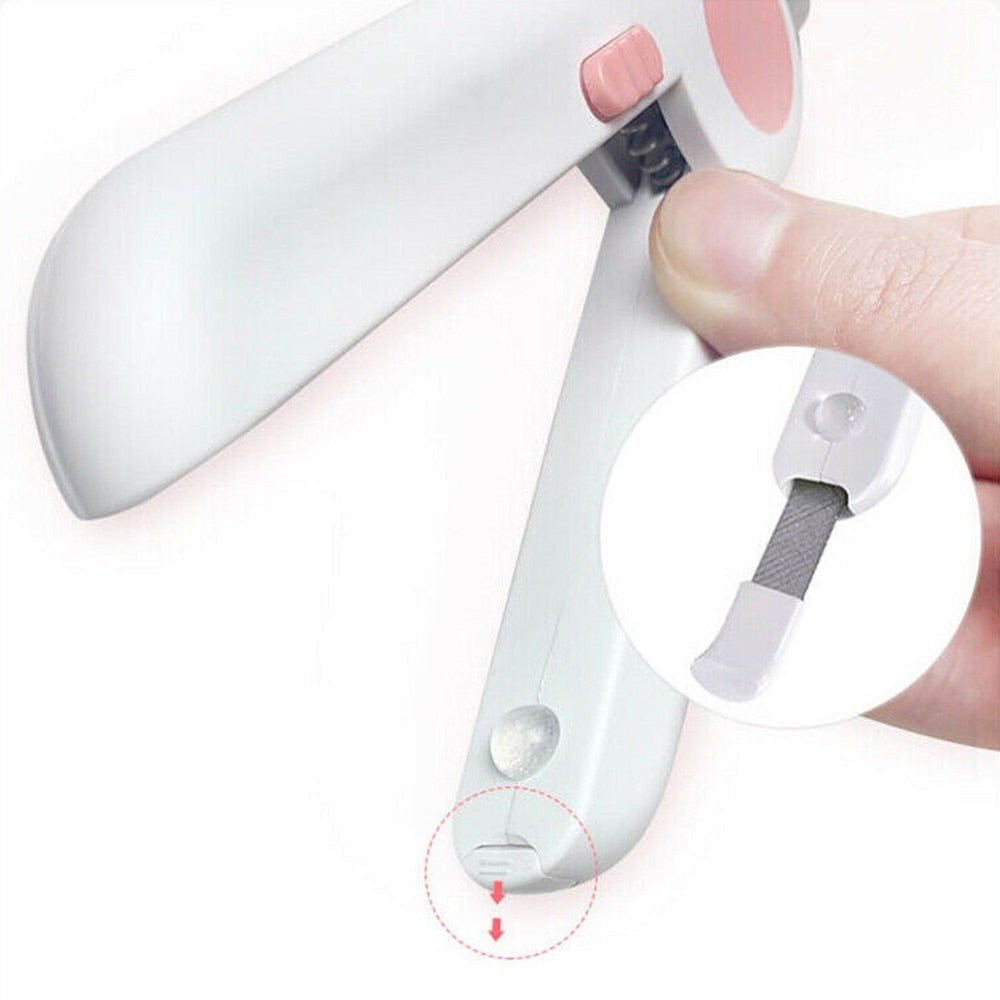 Professional LED Safety Pet Nail Clippers Stainless Steel Convenient Nail Cutter - Best Buddy Store