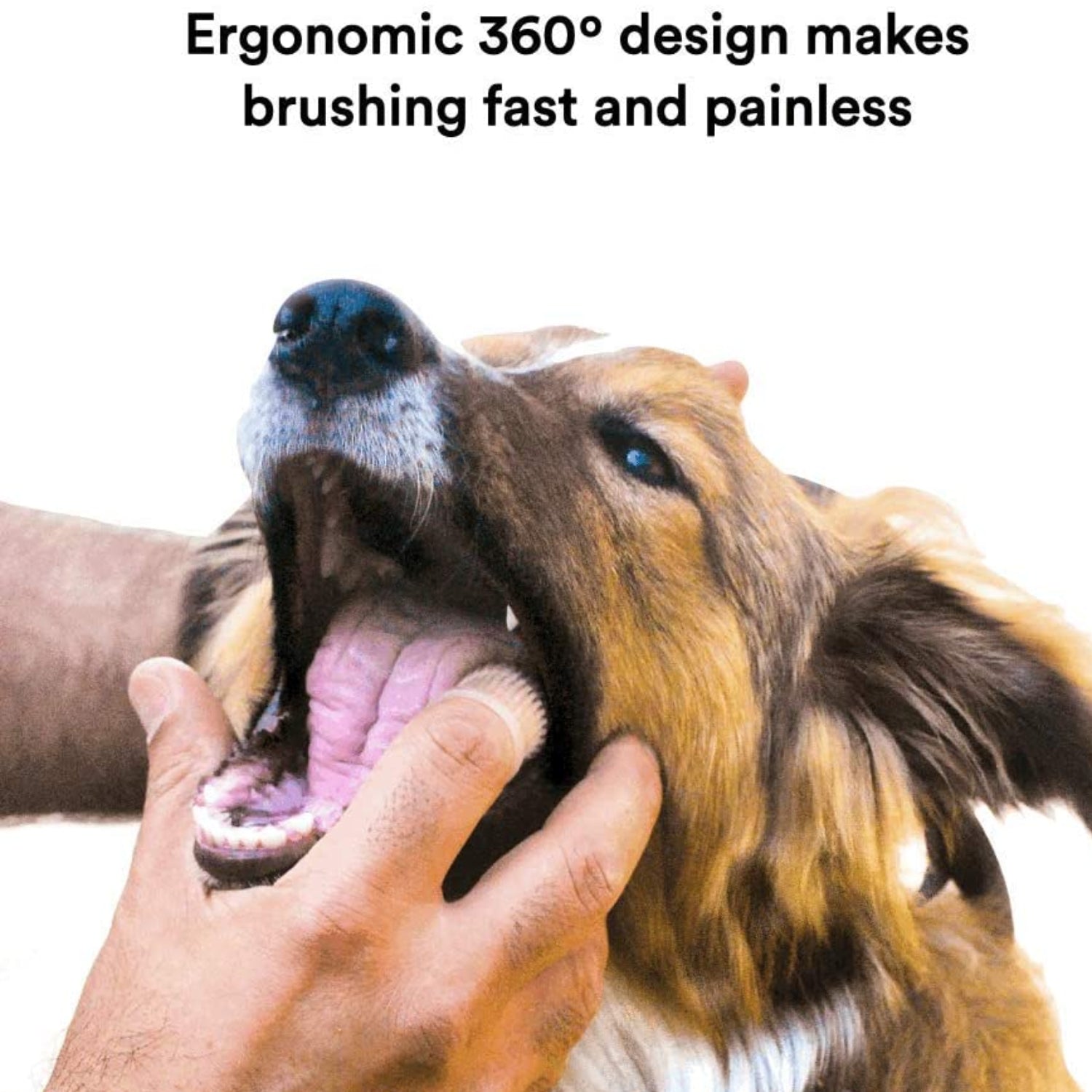 Set of 2. 360º Dog Finger Toothbrush Ergonomic Design - Best Buddy Store