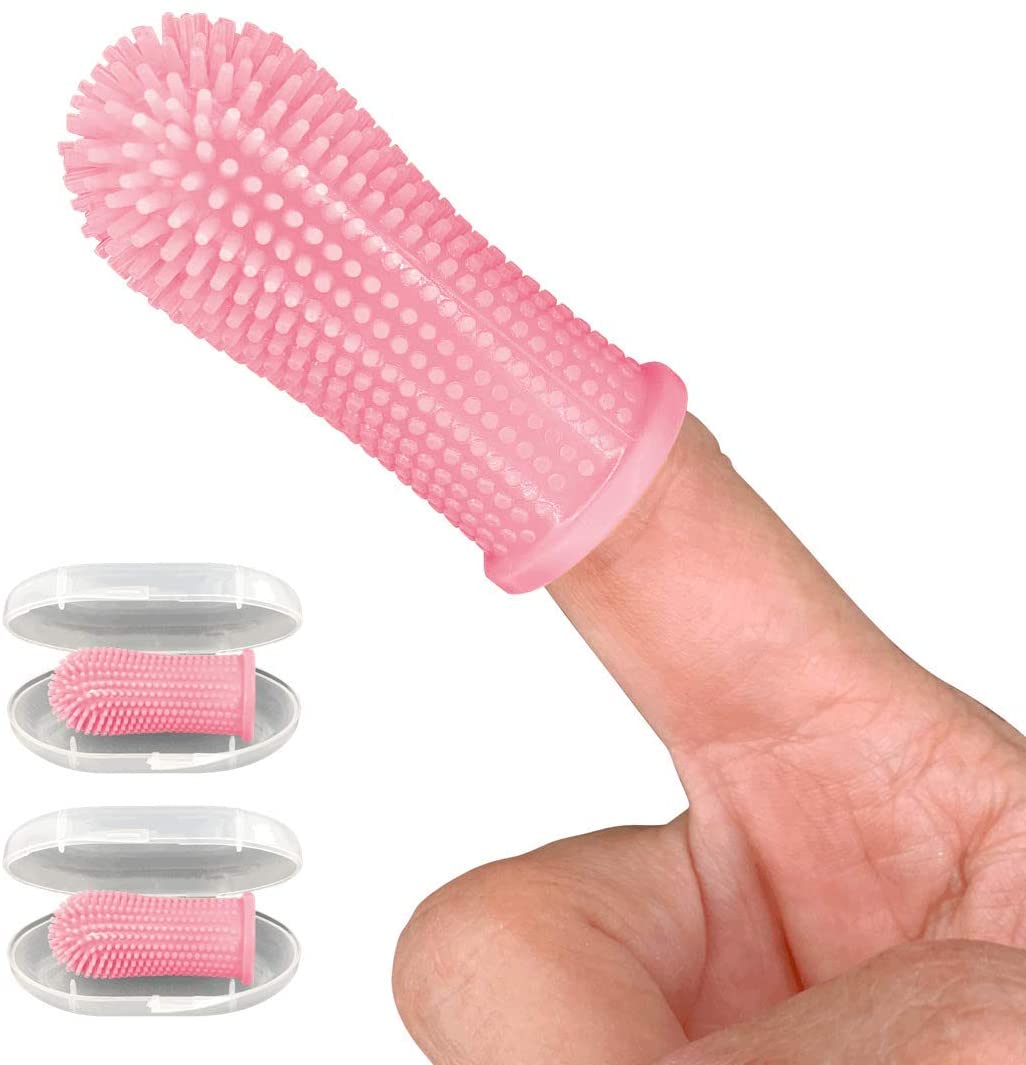 Set of 2. 360º Dog Finger Toothbrush Ergonomic Design - Best Buddy Store