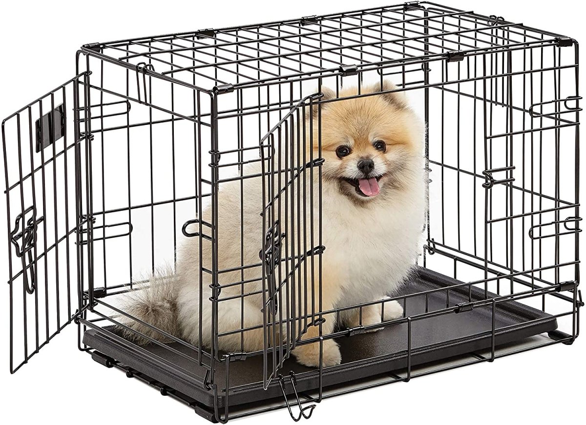 Single & Double Door Folding Metal Dog Crates Fully Equipped - Best Buddy Store