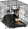 Single & Double Door Folding Metal Dog Crates Fully Equipped - Best Buddy Store