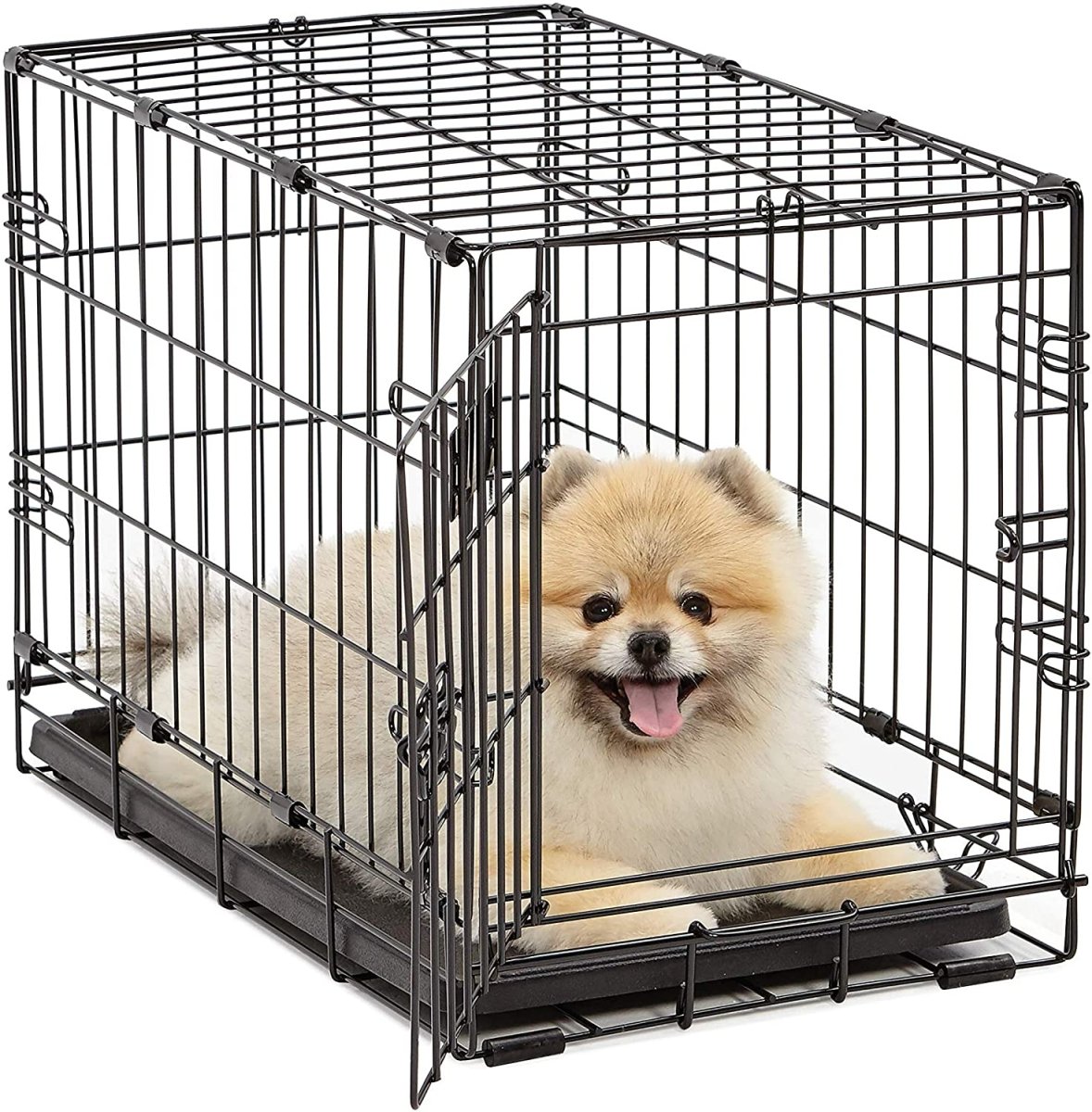 Single & Double Door Folding Metal Dog Crates Fully Equipped - Best Buddy Store